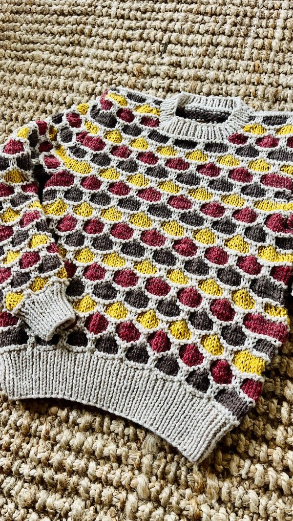 Sweater Panal Azulino — imagen 4
