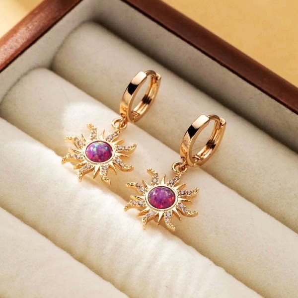 Producto - Aros de girasol Rapunzel