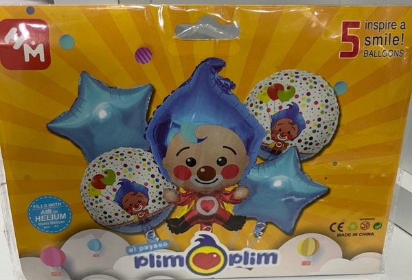 Producto - SET DE GLOBOS PLIMPLIM