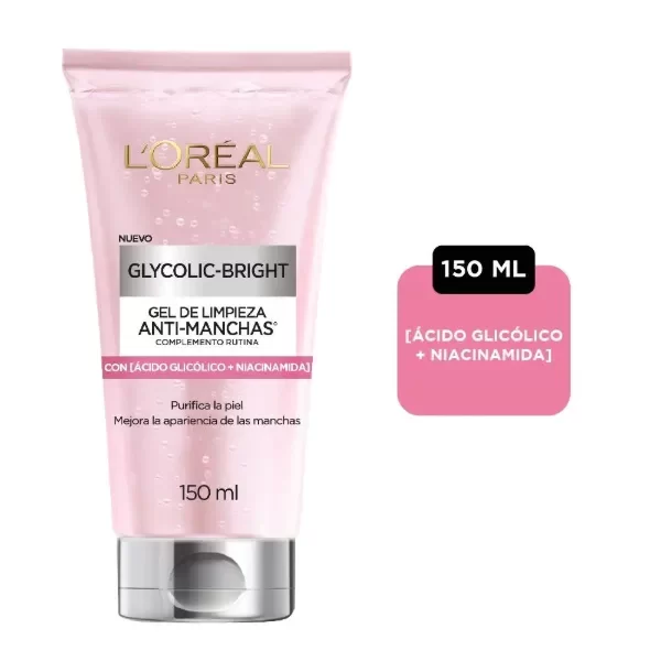 Producto - LOREAL GLYCOLIC-BRIGHT JABON LIQUIDO ANTI-MANCHAS