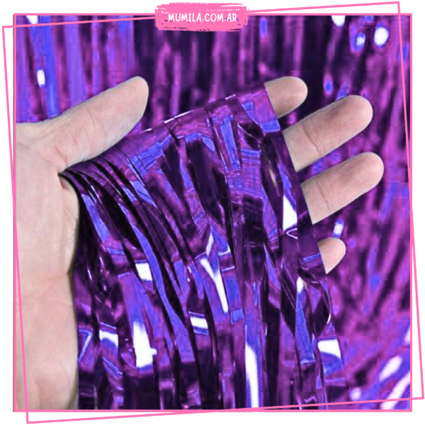 Producto - Cortina violeta 2mtx1mt