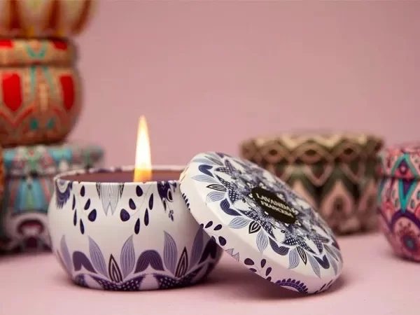 Producto - Vela aromática en latita premium 5x5cm - Iluminarte - 0