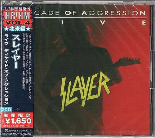 Producto - SLAYER - Live: Decade of Aggression (CD Japonés)