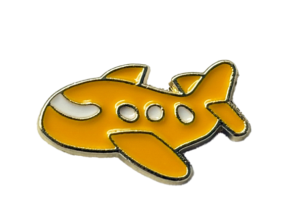 Producto - Pin Avión Amarillo