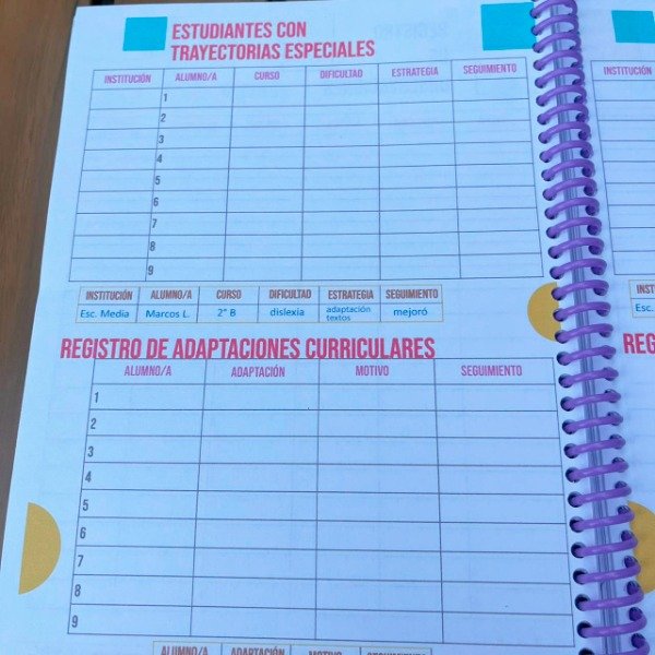 Producto - Agenda Docente Integral A5 La herramienta más completa para docentes