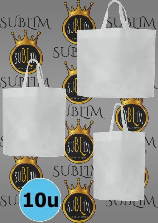 Producto - BOLSAS DE FRISELINA CON MANIJA PARA SUBLIMAR