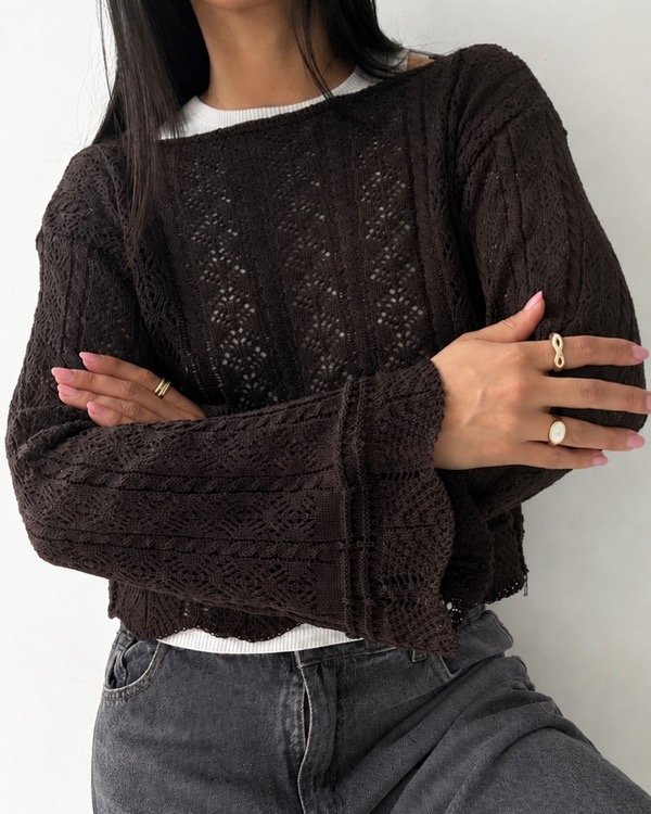 Producto - Sweater calado (último en negro) - 0
