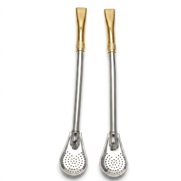 Producto - Bombilla Pico Rey Bronce Cincelada
