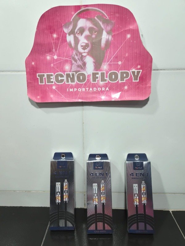Producto - Cable 4 en 1 con luz CAB 44006