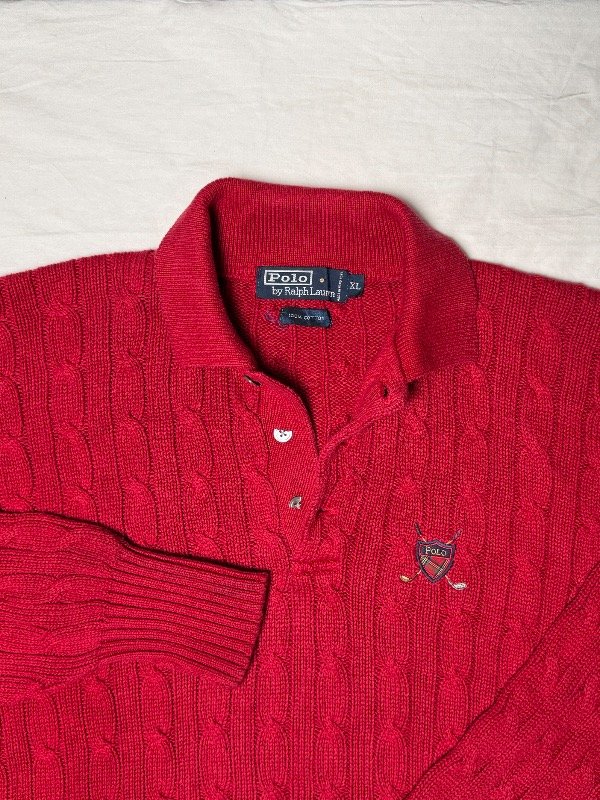 Producto - Sweater Trenzado Polo Golf Ralph Lauren T. XL - 2