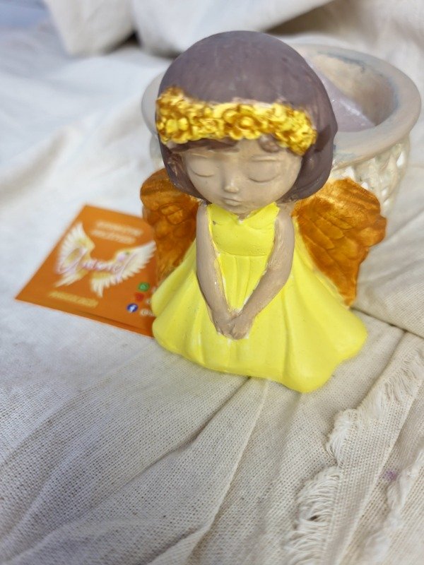 Producto - Ángeles con amarillo y Alas doradas