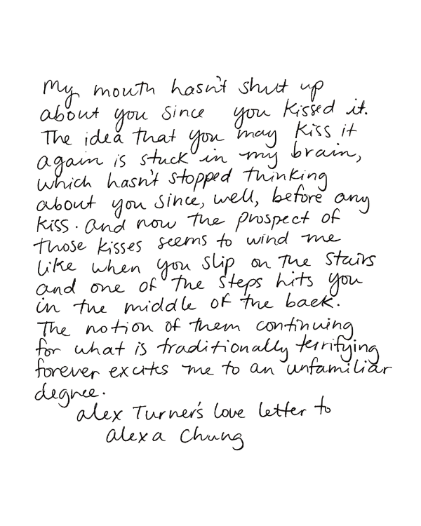 Carta Alex Turner - Baby tee