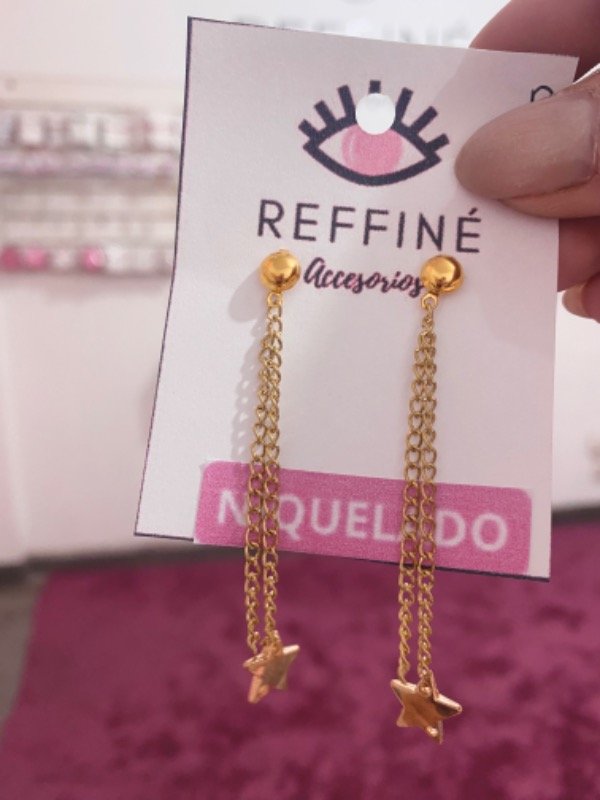 Producto - Aros Cadena dorados