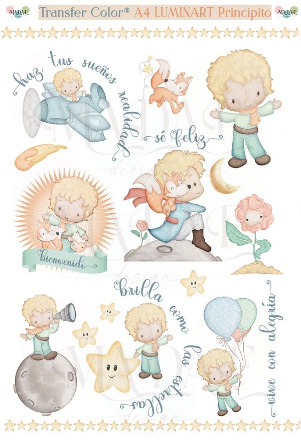 Producto - TRANSFER COLOR A4 LUMINART "PRINCIPITO"