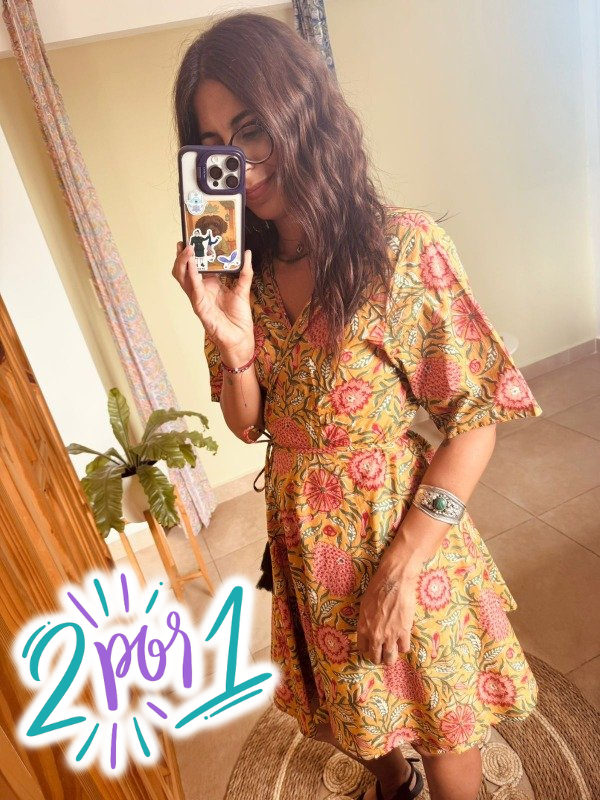 Producto - Vestido Vayu - Mostaza