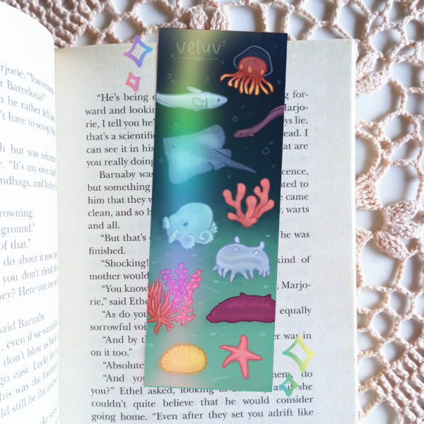 Producto - mar profundo - señalador holográfico