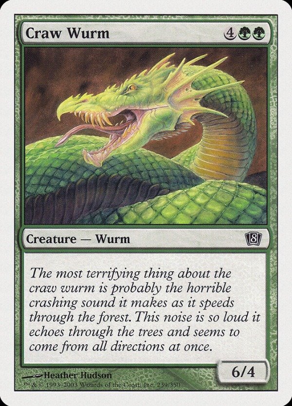 Producto - Craw Wurm #239  Eighth Edition