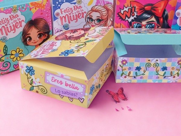 Producto - Cajitas dia de la mujer pack x 5 piezas - 2