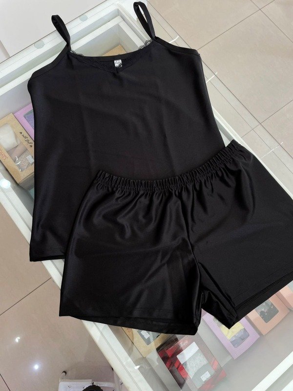 Producto - Pijama Saten negro