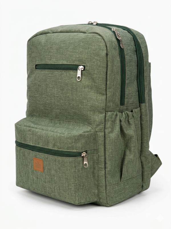 Producto - Mochila PADEL  doble compartimiento verde claro melange