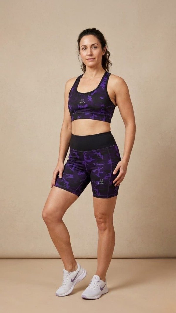 Producto - Conjunto top y short c/bolsillos