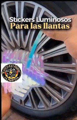Producto - Stickers Reflectivos para Llantas - Kit de Seguridad y Estilo (20 piezas)