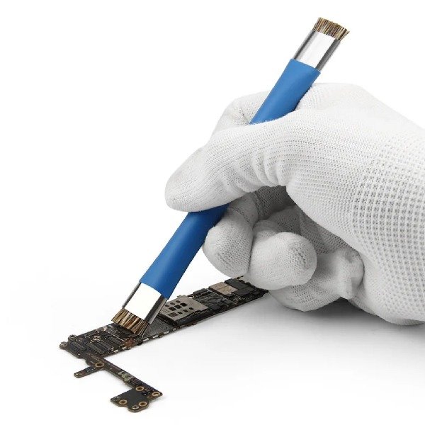 Producto - Cepillo Limpieza Doble Brocha azul