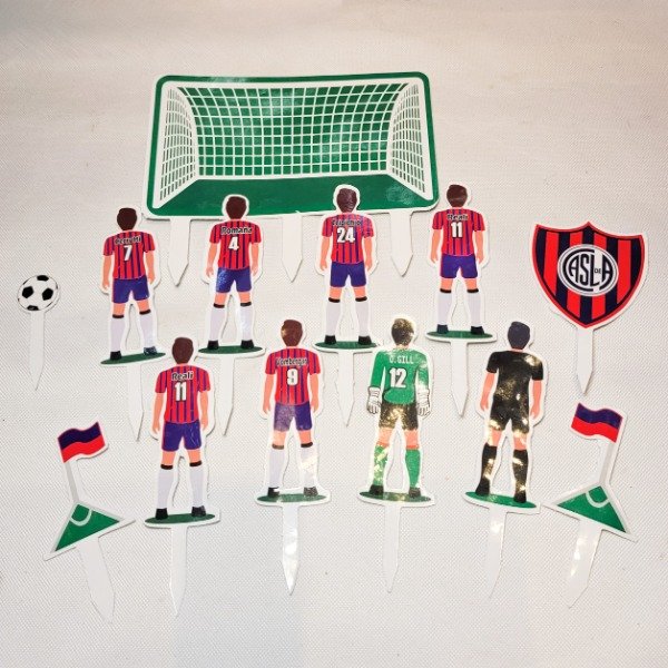 Producto - Set de fútbol SAN LORENZO x12 piezas - 1