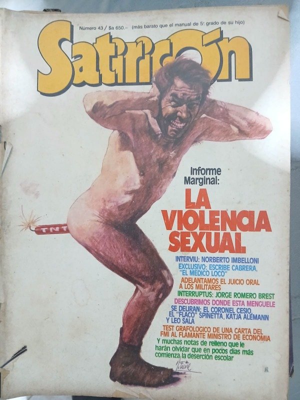 Producto - REVISTA SATIRICON N 43
