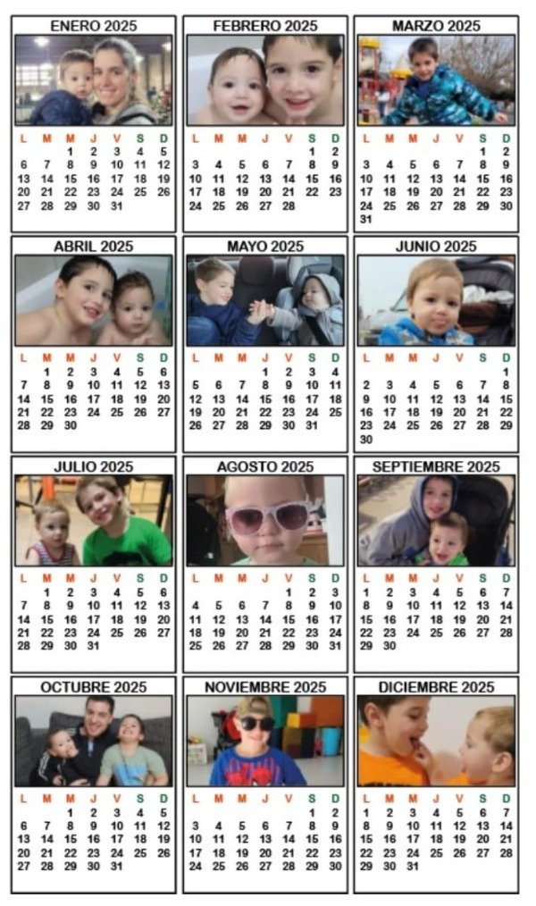 Producto - Calendario imantado