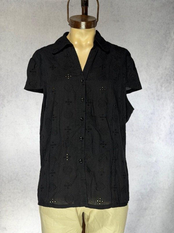 Producto - CAMISA AMALIA BRODERIE NEGRA