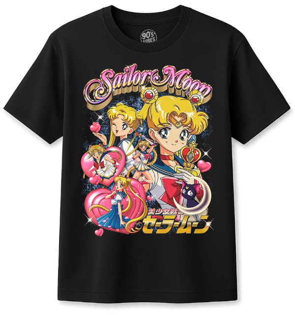 Producto - Remera Sailor Moon Retro Anime