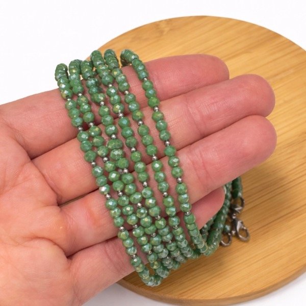 Producto - Pulsera cristal verde jade