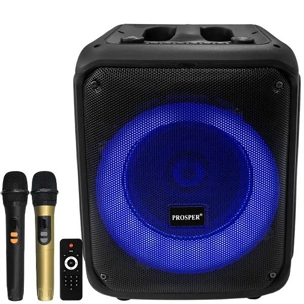 Producto - Prosper P 1818 8 5000 Watts Pmpo Con Bluetooth USB Fm Preta
