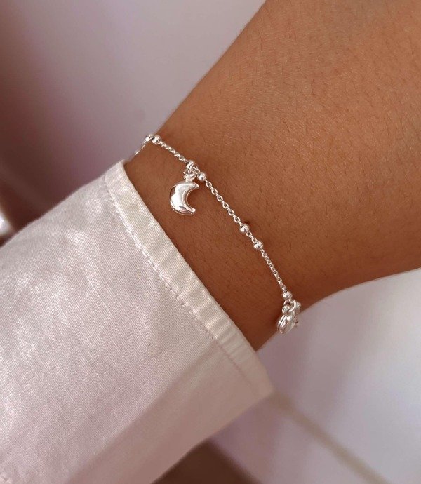 Producto - Pulsera Bolita con Lunitas