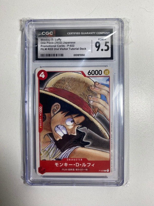 Producto - Monkey D. Luffy - CGC 9.5 MINT+ - P-022 Promo