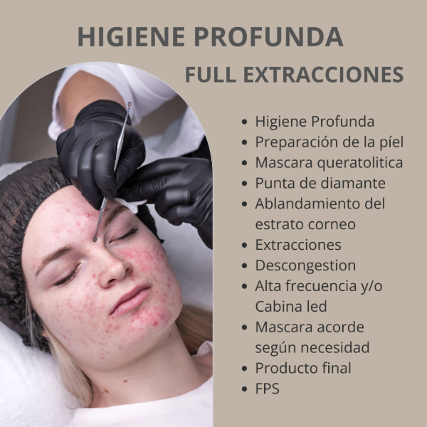 Producto - HIGIENE FACIAL PROFUNDA FULL EXTRACCIONES