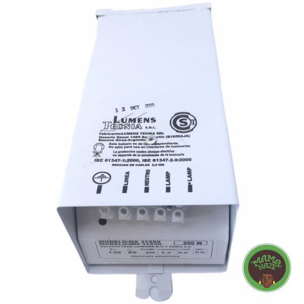 Producto - Balasto Bandeja Lumens 400w