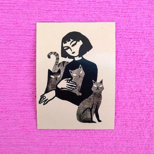 Producto - Calco Cat Lady [Full Color]