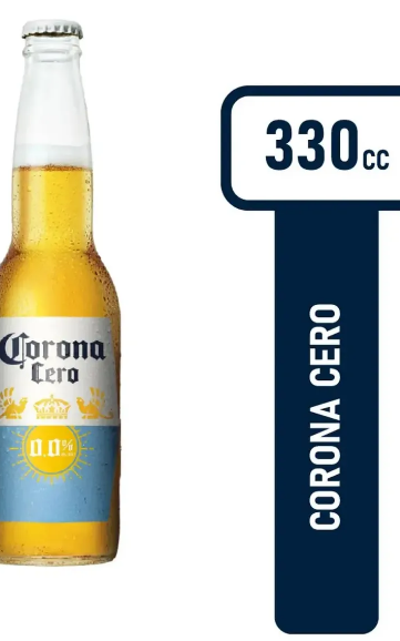 Producto - corona cero alcohol 330cm x4