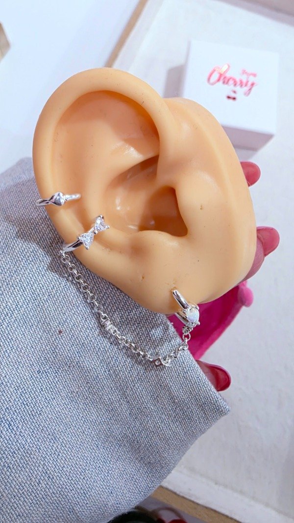 Producto - Mix corazon argollas y cuff PL - 1