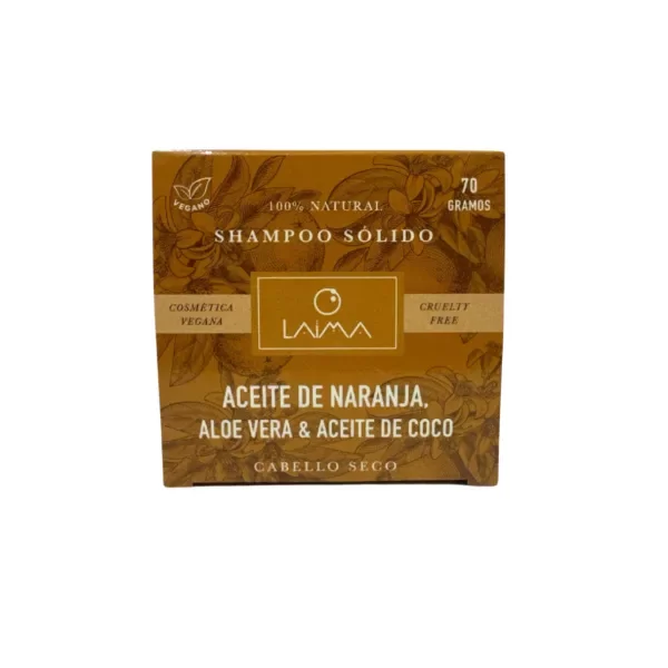 Producto - SHAMPOO SOLIDO NARANJA , ALOE Y ACEITE DE COCO( C SECO) LAIMA x 70g