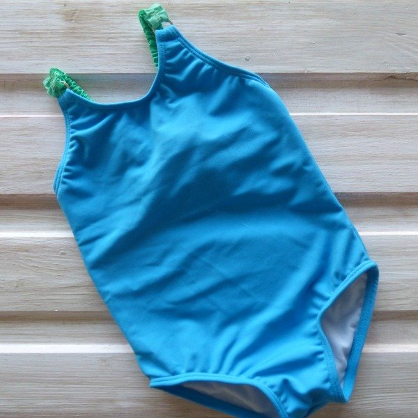 Producto - Entera Frunce Turquesa