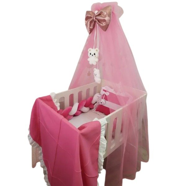 Producto - Set de Chichoneras Plush para Cuna Colecho Moises Rumi - 0