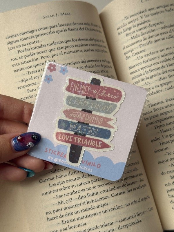 Producto - Sticker tropes vinilo holográfico