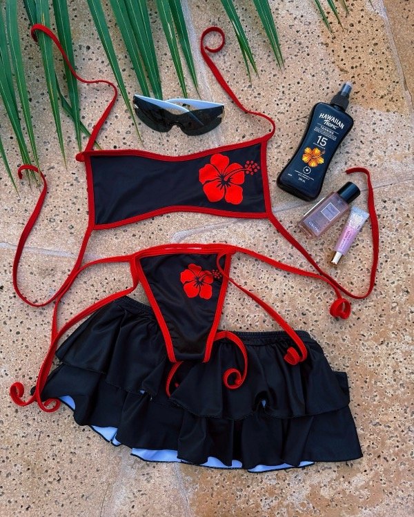 Producto - Trio bikini ohana negro
