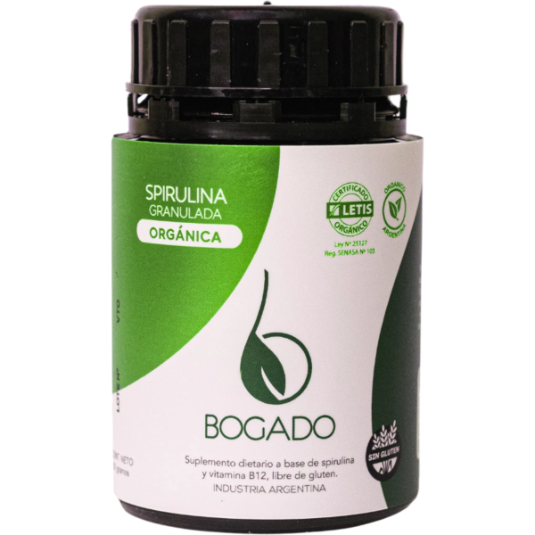 Producto - Spirulina orgánica granulada - 50g [Bogado]