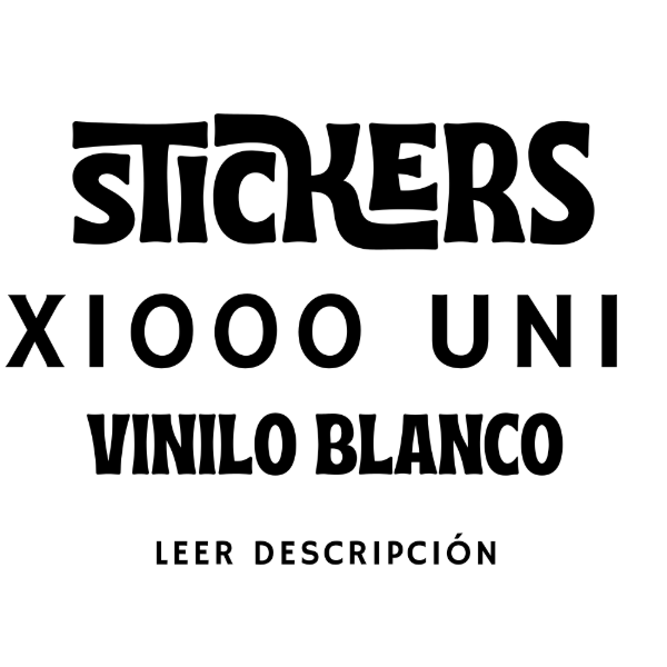 Producto - Por mayor x1000 uni vinilo blanco