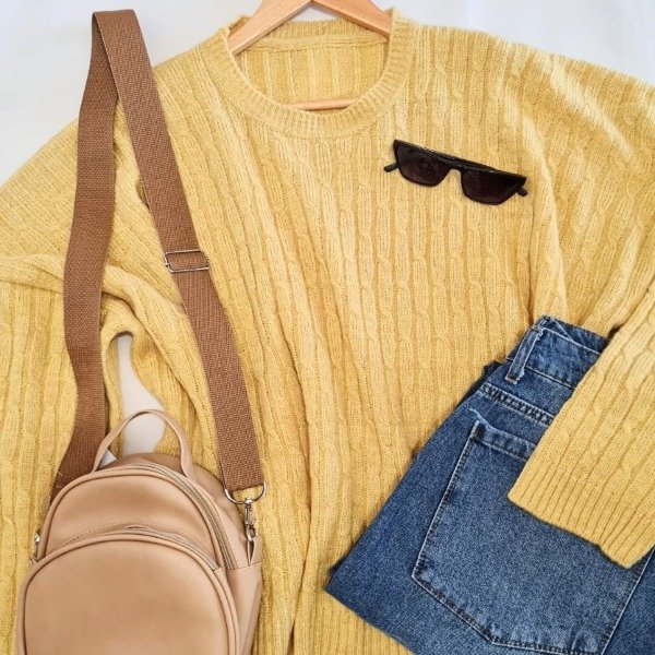 Producto - Sweater trenzas ancho 6879