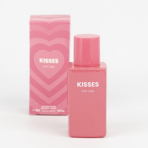 Producto - Perfume Kisses rosa dulce frutal 30ml - City Girl